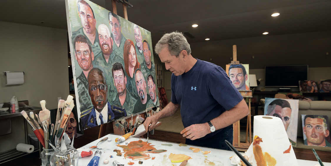 When Presidents Paint via @commentarymagazine