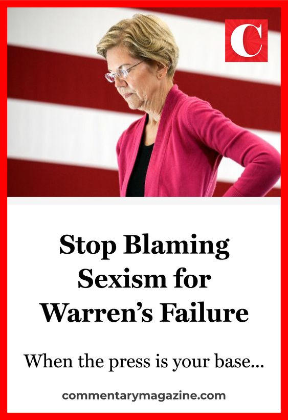 Elizabeth Warren didn’t have a gender problem; she had a trust and authenticity problem. #elizabethwarren via @commentarymagazine